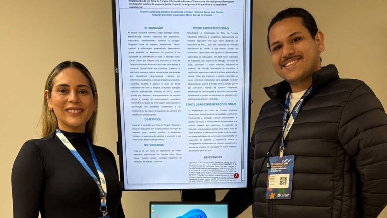 Hospital Mário Covas Júnior apresenta experiência em Terapia Infusional em congresso internacional do Coren-SP b