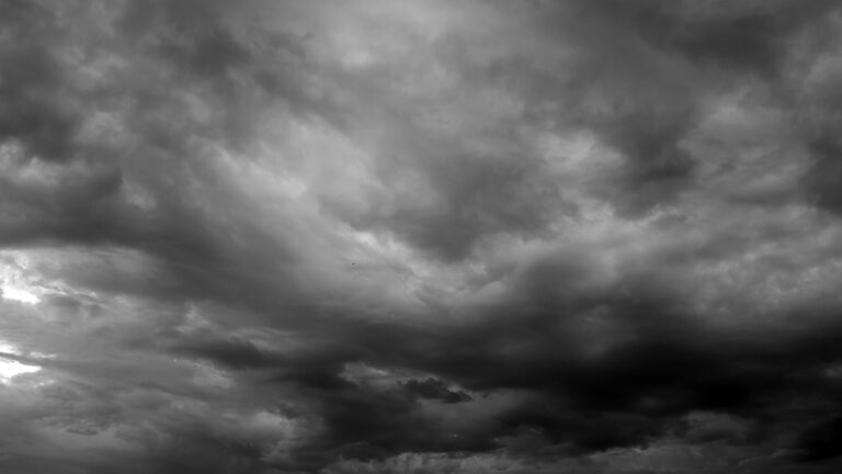 Cloudy, dark background in the rainy season.